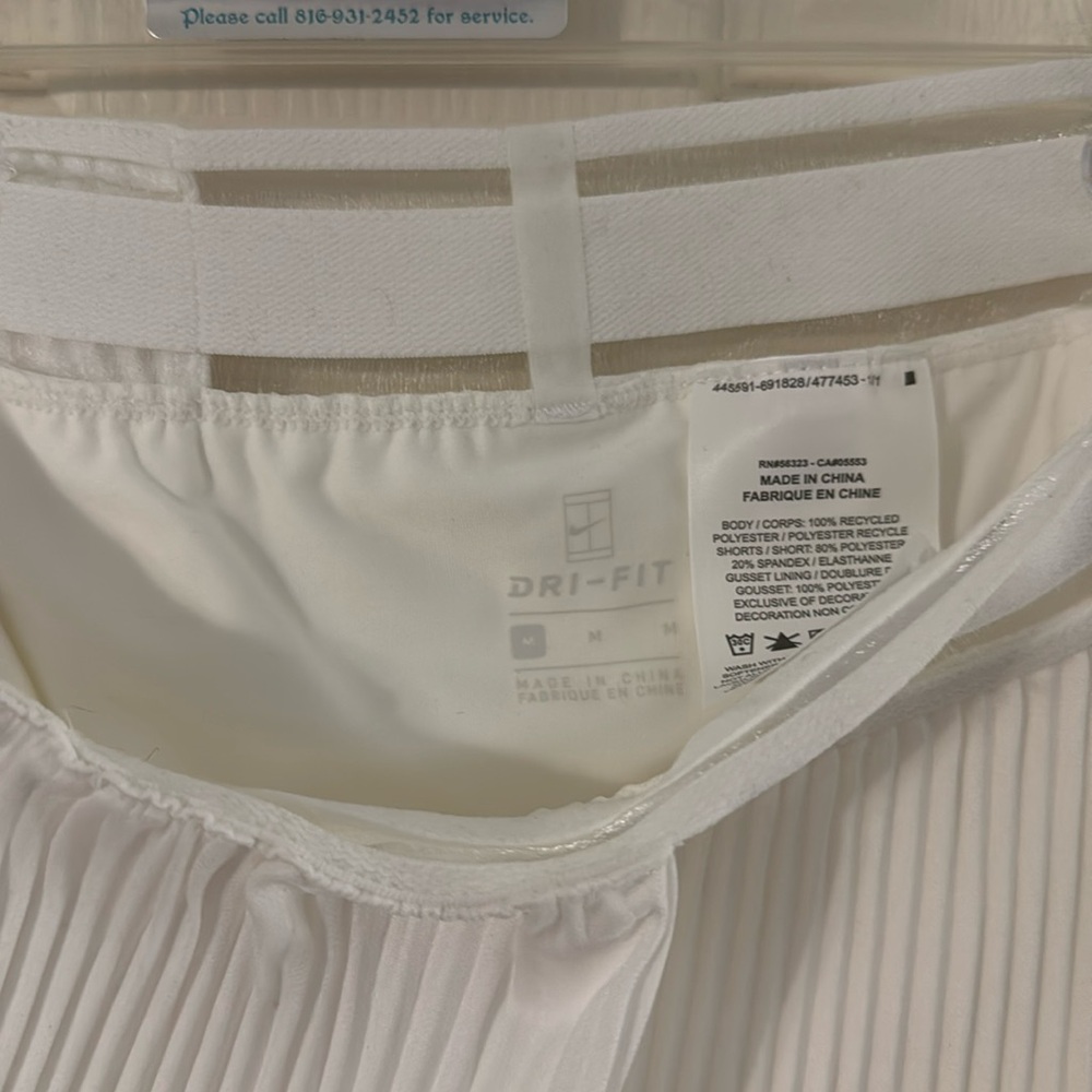Nike dry fit tennis skirt